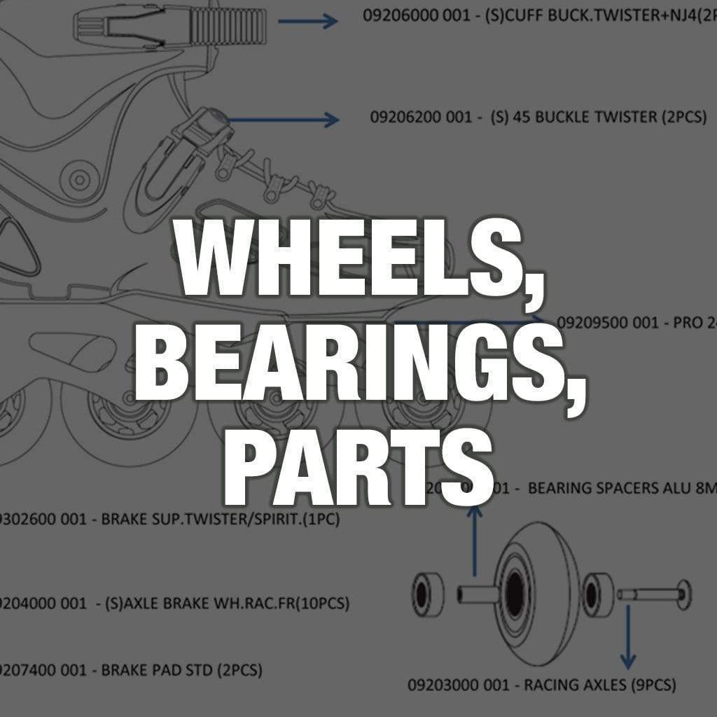Inline Skates Wheels, Bearings & other Parts