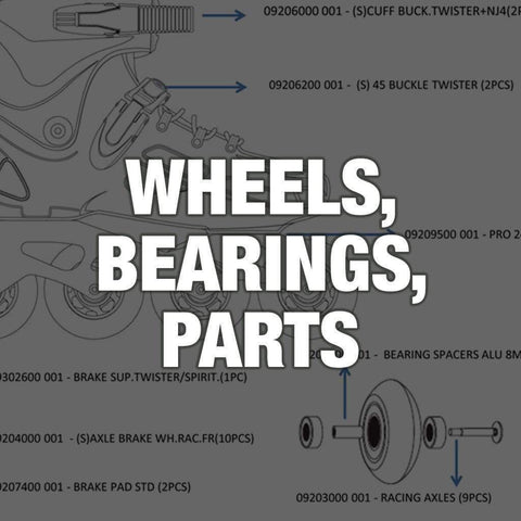 Inline Skates Wheels, Bearings and Parts
