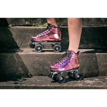 Load image into Gallery viewer, Bladeworx CHAYA VINTAGE PINK LASER ROLLER SKATES