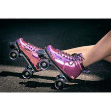Load image into Gallery viewer, Bladeworx CHAYA VINTAGE PINK LASER ROLLER SKATES