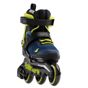 Bladeworx Pty Ltd inline skates Rollerblade Microblade 3WD Kids Adjustable Inline Skates - Royal Blue/Lime