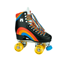 Load image into Gallery viewer, Bladeworx Roller Skate MOXI RAINBOW RIDER ASPHALT BLACK SKATES