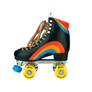 Bladeworx Roller Skate MOXI RAINBOW RIDER ASPHALT BLACK SKATES