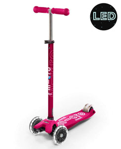 Bladeworx Scooter Pink Micro Maxi Deluxe LED Scooter