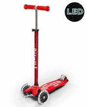 Load image into Gallery viewer, Bladeworx Scooter Red Micro Maxi Deluxe LED Scooter