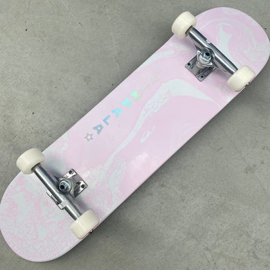 Bladeworx Skateboards Pink Impala Cosmos Skateboard (8.0) (Pink)