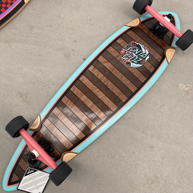 Bladeworx Skateboards Santa Cruz Wave Dot Pintail 39''