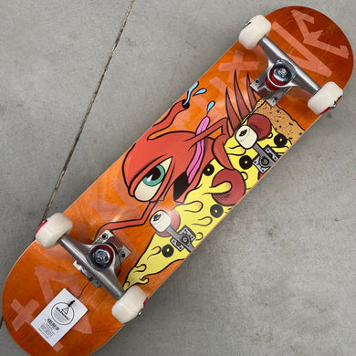 Bladeworx Skateboards Toy Machine Pizza Orange (7.75)