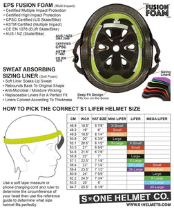 Bladeworx protective S-ONE - LIFER HELMET - GLOSS MULTIPLE COLOURS