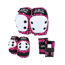 Load image into Gallery viewer, Bladeworx Pty Ltd protective S/M / PINK LEOPARD 187 KILLER SUPER SIX MOXI PADS