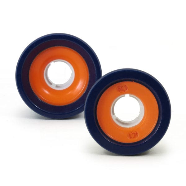 Bladeworx Pty Ltd Roller Skate Wheels BLACK/ORANGE ATOM LOWBOY WHEEL - 4 PACK