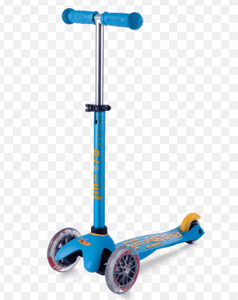 Bladeworx scooter BLUE/YELLOW Micro Mini Deluxe Scooter - FREE MATCHING BELL