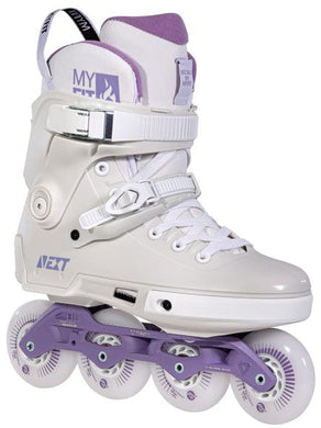 Bladeworx 7-8 US(WOMENS) POWERSLIDE NEXT GREY/LAVENDER 4 x 80MM INLINE SKATES