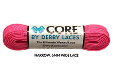 Load image into Gallery viewer, Bladeworx 72&quot; | 183cm / Hot Pink Derby Core Laces : Assorted sizes and colours