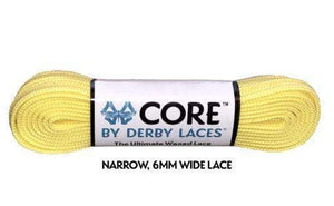 Bladeworx 72" | 183cm / Lemon Yellow Derby Core Laces : Assorted sizes and colours
