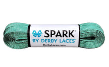 Load image into Gallery viewer, Bladeworx 84&quot; | 213cm / Aquamarine Derby Spark Glitter Laces : Assorted sizes and colours