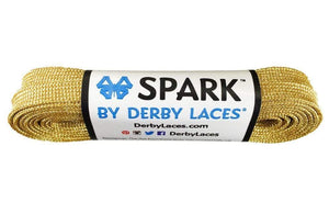 Bladeworx 84" | 213cm / Gold Derby Spark Glitter Laces : Assorted sizes and colours