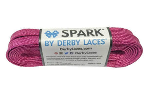 Bladeworx 84" | 213cm / Pink Derby Spark Glitter Laces : Assorted sizes and colours