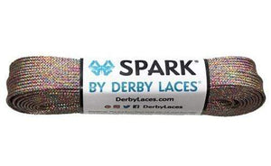 Bladeworx 84" | 213cm / Rainbow Derby Spark Glitter Laces : Assorted sizes and colours