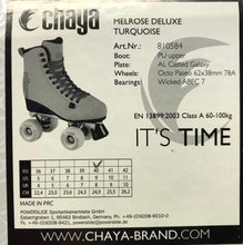 Load image into Gallery viewer, Bladeworx Chaya Melrose Deluxe : Classic Rollerskate : Amber or Turquoise