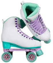 Load image into Gallery viewer, Bladeworx CHAYA MELROSE WHITE/TEAL ROLLER SKATES (ONLINE ONLY)
