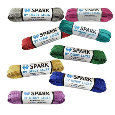 Bladeworx Derby Spark Glitter Laces : Assorted sizes and colours