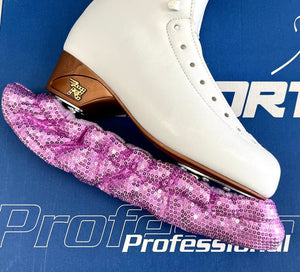 Bladeworx Figure Skate Accessories Lilac Soft Pawz Blade Guards - Sequins