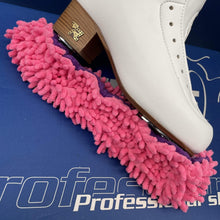 Load image into Gallery viewer, Bladeworx Figure Skate Accessories Pink n Purple Soft Pawz Shaggy Blade Guard