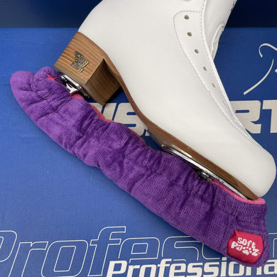 Bladeworx Figure Skate Accessories Purple w Pink Liner Soft Pawz Blade Guard - Two Tone