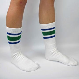 Bladeworx Green/Blue Skater Socks 19" : Assorted Colours