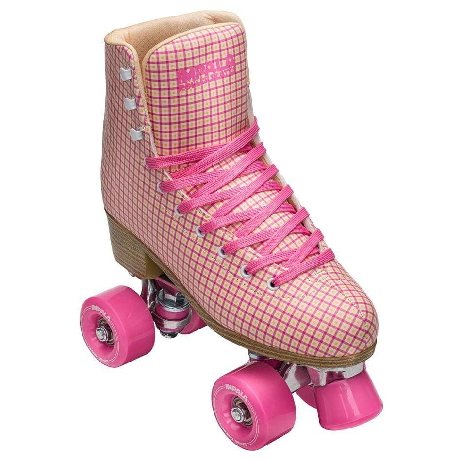 Impala Recreational Roller Skate Pink Tartan - Main Image