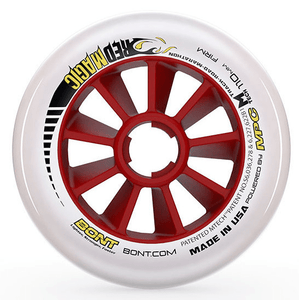 BONT Red Magic 110mm Inline Skate Wheel - Bladeworx