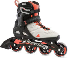 Load image into Gallery viewer, Bladeworx inline skates 5.5/36 Rollerblade Macroblade 80 W Grey Coral Inline Skates