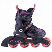 Load image into Gallery viewer, Bladeworx inline skates K2 Marlee Boa Purple and Coral Kids Adjustable Inline Skates