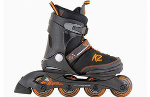 K2 Raider Pro Black Kids Adjustable Inline Skates - Bladeworx