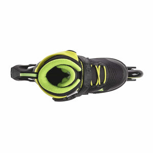 Bladeworx inline skates Rollerblade Microblade 3WD Kids Adjustable Inline Skates - Black/Lime