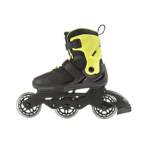 Bladeworx inline skates Rollerblade Microblade 3WD Kids Adjustable Inline Skates - Black/Lime