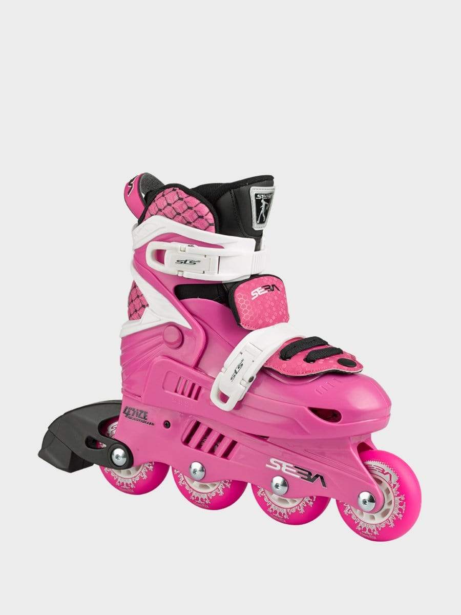 SEBA Junior Kids Adjustable Inline Skates - Pink - Bladeworx