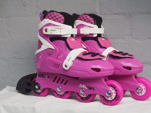 SEBA Junior Kids Adjustable Inline Skates - Pink - Bladeworx