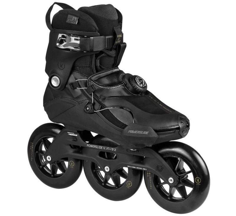 POWERSLIDE TRINITY VANTA BLACK 125 Freestyle Slalom Inline Skates - Bladeworx