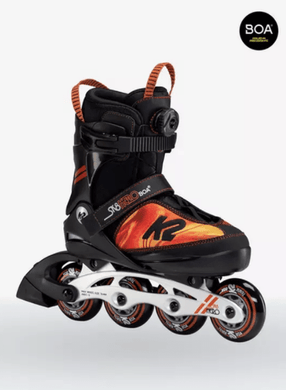 Bladeworx Kids Adjustable Inline Skates 11-2 K2 Sk8 Hero X Boa x Alu Skates