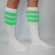Load image into Gallery viewer, Bladeworx Neon Green Copy of Skater Socks 19&quot; : Assorted Colours