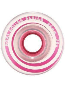 Bladeworx Pink Moxi Gummy Wheels : 4pk : 65mm 78a
