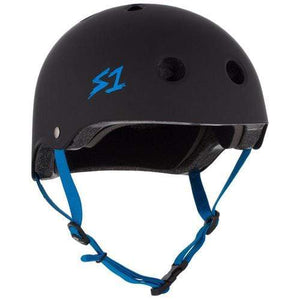 Bladeworx protective Cyan / Extra Small S-One Lifer Helmet : Matte Black Coloured Straps