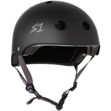 Load image into Gallery viewer, Bladeworx protective Grey / Extra Small S-One Lifer Helmet : Matte Black Coloured Straps
