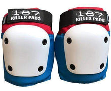 Load image into Gallery viewer, Bladeworx protective Red &amp; Blue / Extra Small 187 Killer Pads Fly Knee Pad