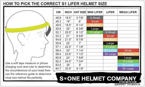 Bladeworx protective S-One Lifer Helmet : Matte Black Coloured Straps