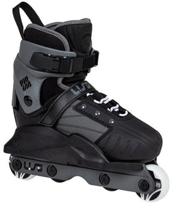 Bladeworx Pty Ltd Aggressive Inline Skates USD TRANSFORMER BLACK RED JUNIOR AGGRESSIVE INLINE SKATES