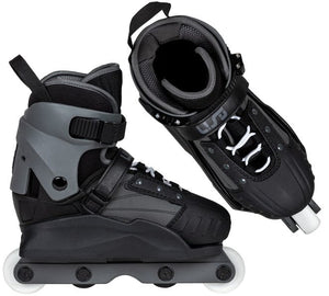 Bladeworx Pty Ltd Aggressive Inline Skates USD TRANSFORMER BLACK RED JUNIOR AGGRESSIVE INLINE SKATES