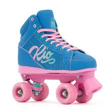 Bladeworx Pty Ltd Roller Skate 8/42 RIO ROLLER LUMINA ROLLER SKATES BLUE PINK